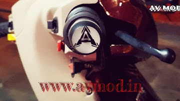 TVS JUPITER CUSTOM  BAR END LIGHT BY AVMOD