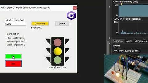 Interfacing Arduino with Visual Studio C# using ICOMA.DLL