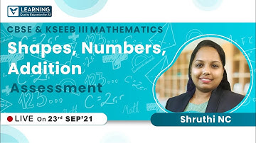 Class 3 Maths | Shapes, Numbers, Addition  | CBSE | KSEEB | By Shruthi Mam | Vista