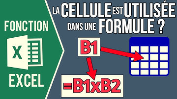 EXCEL - VÉRIFIER SI UNE CELLULE EST DÉJÀ UTILISÉE DANS UNE FORMULE (Repérer les dépendants)