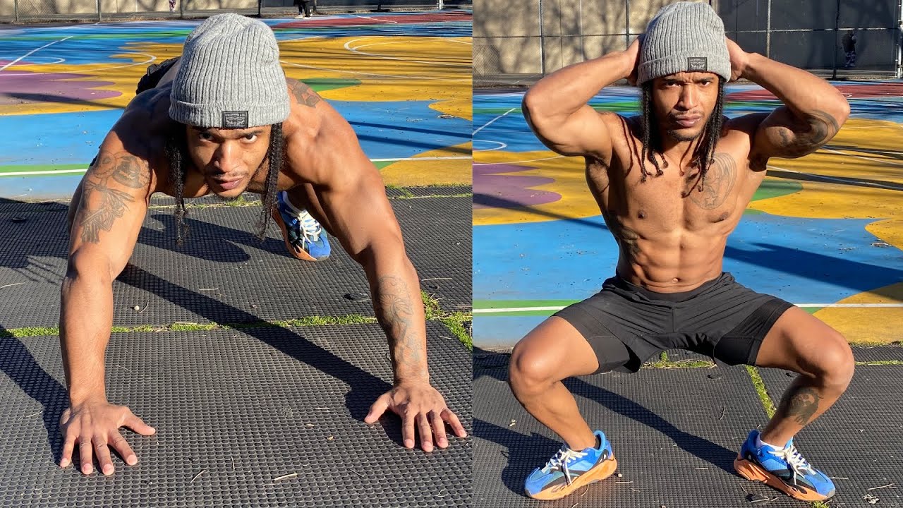 200 Mike Tyson Push Ups and 200 Squats in 15 Minutes Challenge - Hazeanumonk | That's Good Money