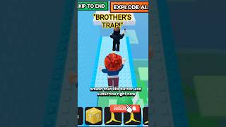 My Brother Set a BANANA TRAP in Roblox! 🍌🚫#roblox #shorts #robloxfunny #robloxshorts #yuotubeshorts