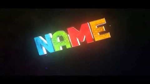 3D Free Intro Template | Colorful