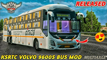 Download KSRTC VOLVO 9600S B8R SLEEPER BUS MOD For Bus Simulator Indonesia🥳New Bus Mod #bussidmod