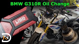 How to change the oil on a BMW G310R Motorcycle