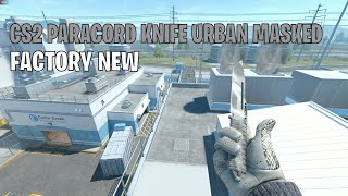 Paracord Knife Urban Masked | CS2 Skin Showcase #143
