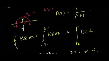 Contour Integration #1 - Integrating 1/(x^2 + 1) - LearnMathsFree