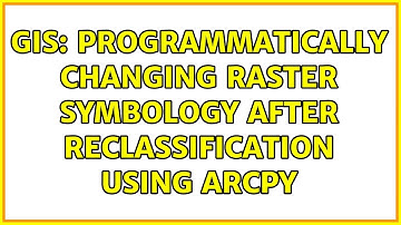 GIS: Programmatically changing raster symbology after reclassification using ArcPy (2 Solutions!!)