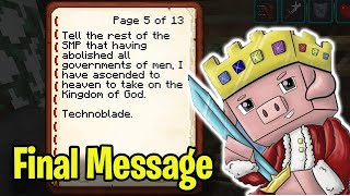 Technoblade's Final Message to DreamSMP Members!!