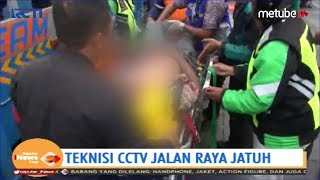 Katrol Mobil PJU Rusak, Teknisi CCTV di Surabaya Jatuh dari Ketinggian 10 Meter - SIP 14/06