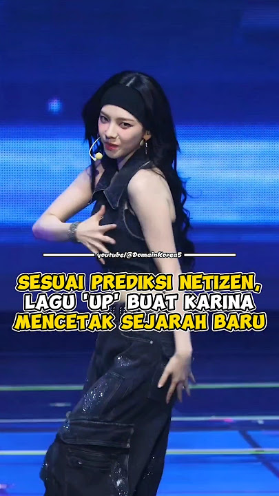 Sesuai prediksi netizen, lagu 'UP' membuat Karina Aespa mencetak sejarah baru #kpop #shorts