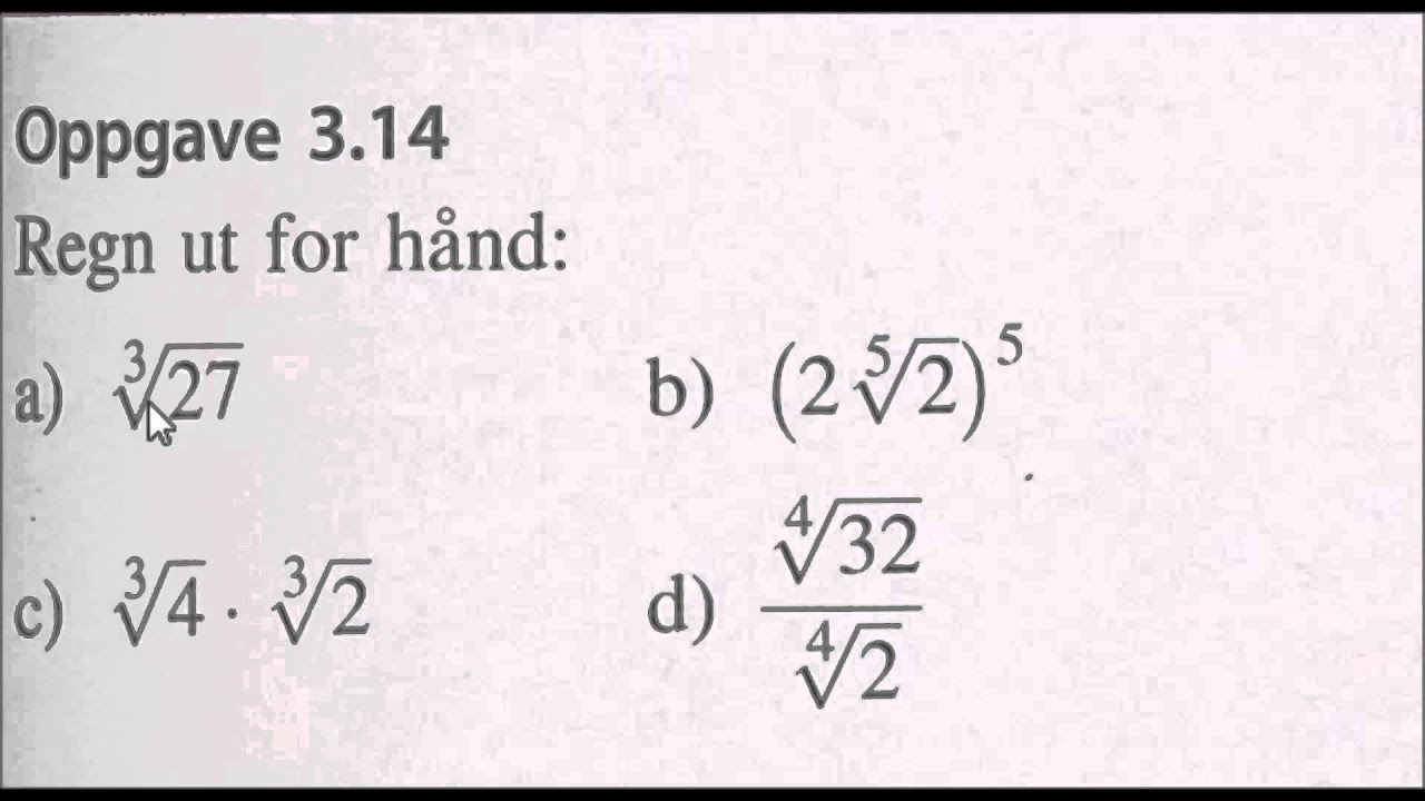 n-te røtter. Ukjent vekstfaktor
