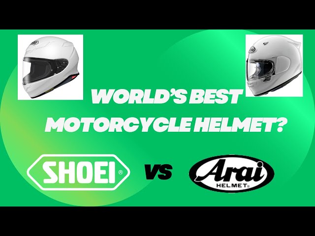 arai corsair x vs shoei rf 1200 Best motorcycle helmet? Arai vs Shoei