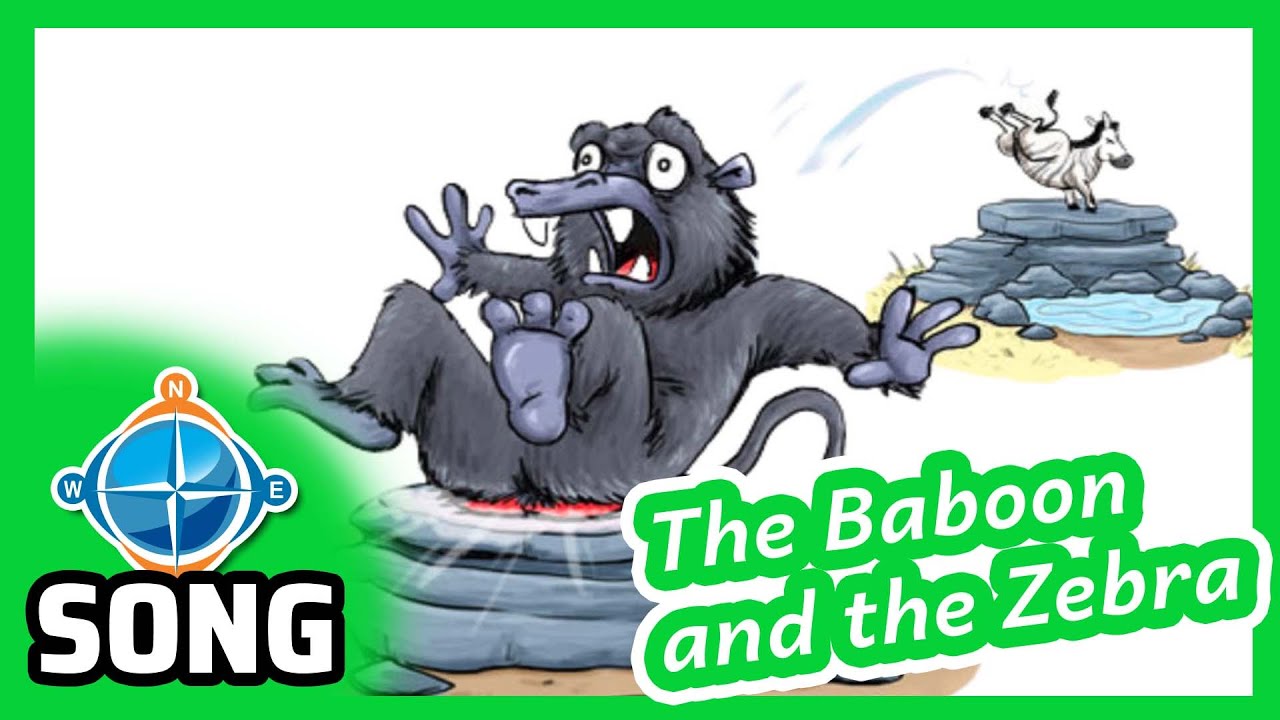 The Baboon and the Zebra | Songs for Kids | CC#31 The Baboon and the Zebra | Songs for Kids | CC#31