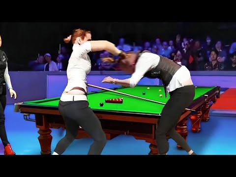 Most RIDICULOUS Moments In Women Snooker..