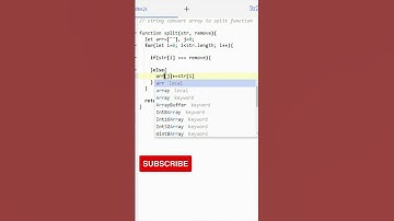 Custom split function in js. | How does it work split function in javascript. #programmerd