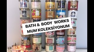 Bath Body Works Mum Koleksi̇yonum Bbw Candle Collection 2019