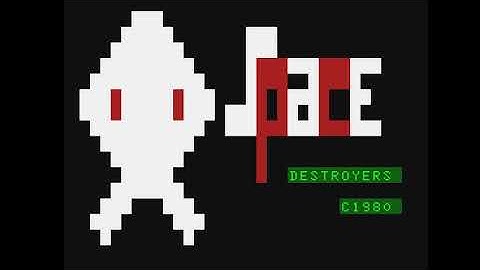 Space Destroyers + audio intro - (1980) - APF Imag Machine