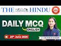 Daily MCQs from The Hindu 🧠 | Test Your Current Affairs Today! #upsc #gk #dailyupdates #mcqs #mpsc