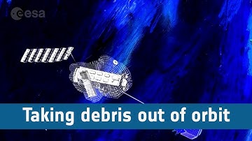 Hoe halen we ruimteschroot uit de ruimte?