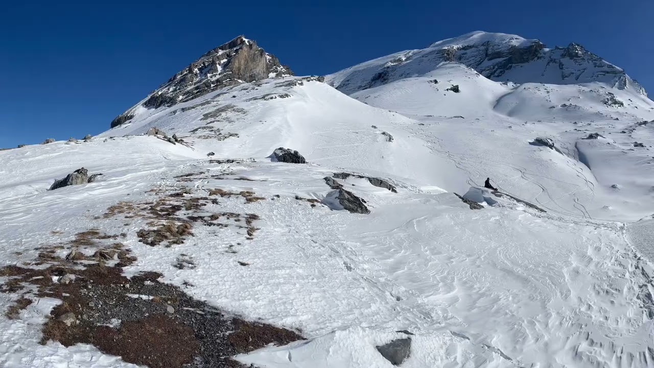 Winterwanderung über die Gemmi