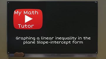 ALEKS | Graphing a linear inequality in the plane: Slope-intercept form