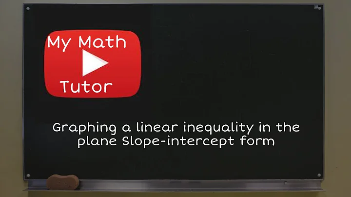 ALEKS | Graphing a linear inequality in the plane: Slope-intercept form