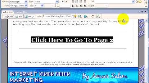 16. How to compile your files and convert it into  exe ebooks Part 1
