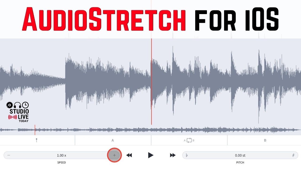 How To Change Speed And Pitch Of Audio | Ipad/Iphone (Audiostretch Ios)