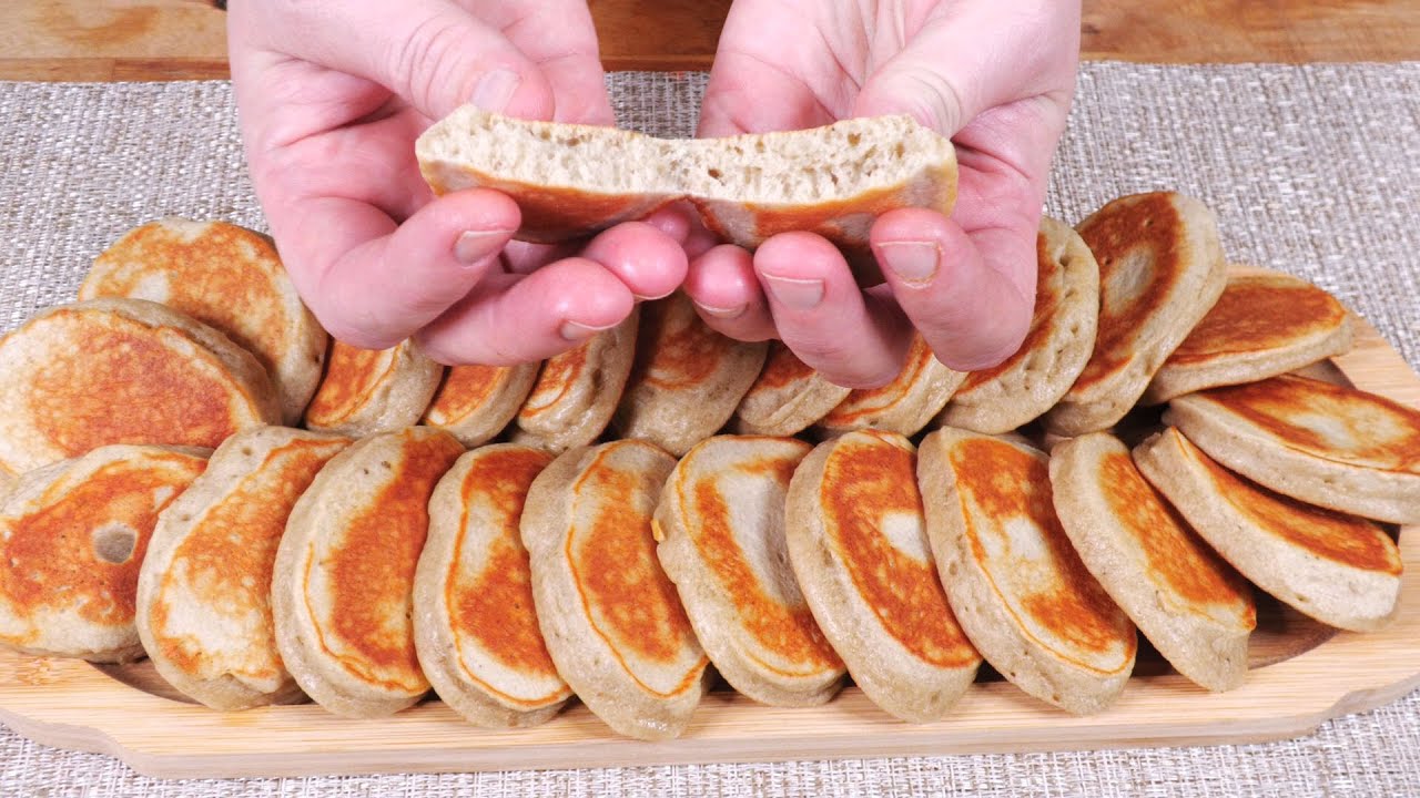 Пышные банановые оладушки. Как из двух бананов сделать завтрак на всю ...