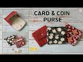 DIY MINI CARD & COIN PURSE / Sewing Gift Idea/ Free Pattern/ sewing tutorial [Tendersmile Handmade]