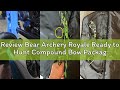 Review Bear Archery Royale Ready to Hunt Compound Bow Package for Adults and Youth, 12”- 27” Draw Le