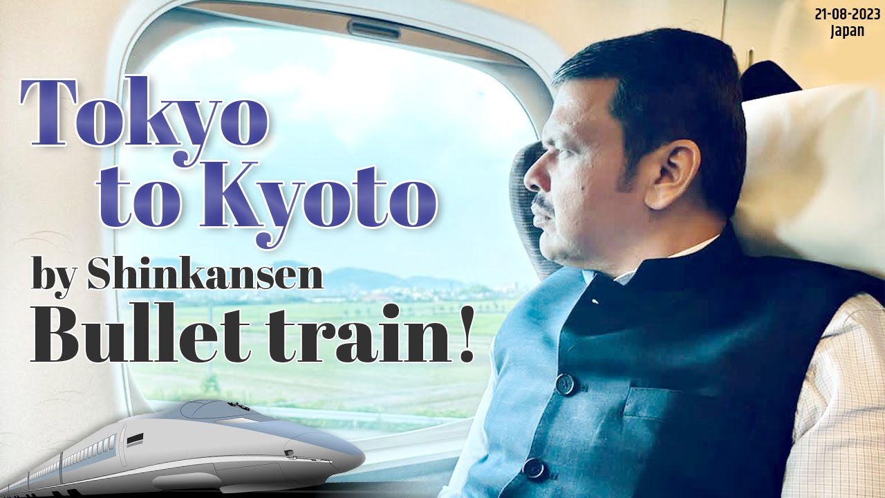 Travelled by the iconic Shinkansen bullet train from Tokyo to Kyoto ...