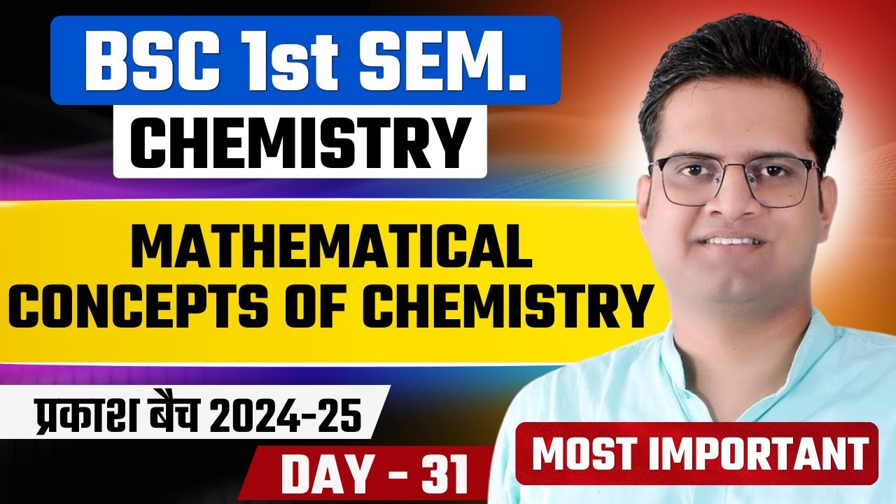 Mathematical Concepts for Chemistry! 