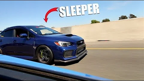 SLEEPER 800HP Subaru STI Vs. 800HP EVO X! ( Comparison )