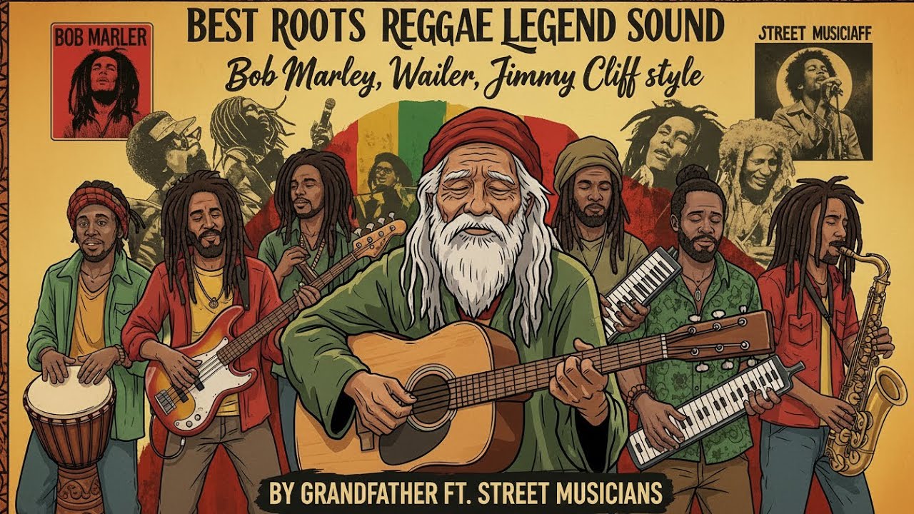 Legenda Reggaery Reggae Vibes Like Bob Marley, Bunny Wailer & Jimmy Cliff | Grandfather of 2026