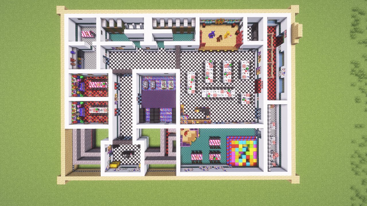 Construyendo fnaf 2 en Minecraft (parte 1)