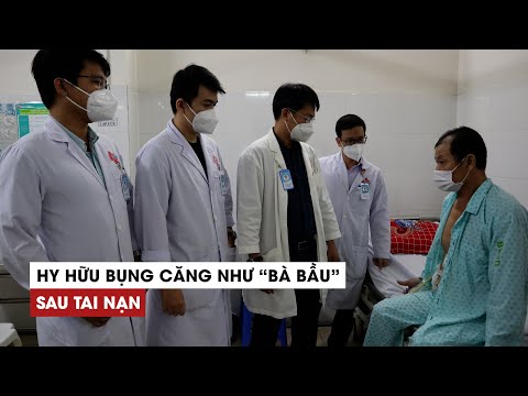 Video Người đàn ông bụng căng như 'bà bầu' và chuyện hy hữu... - youtube