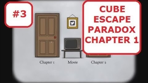 Cube Escape Paradox Chapter 1 Part 3