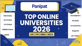Best Online Colleges in Panipat Haryana |Top Online Colleges in Panipat Haryana | #onlinepanipat