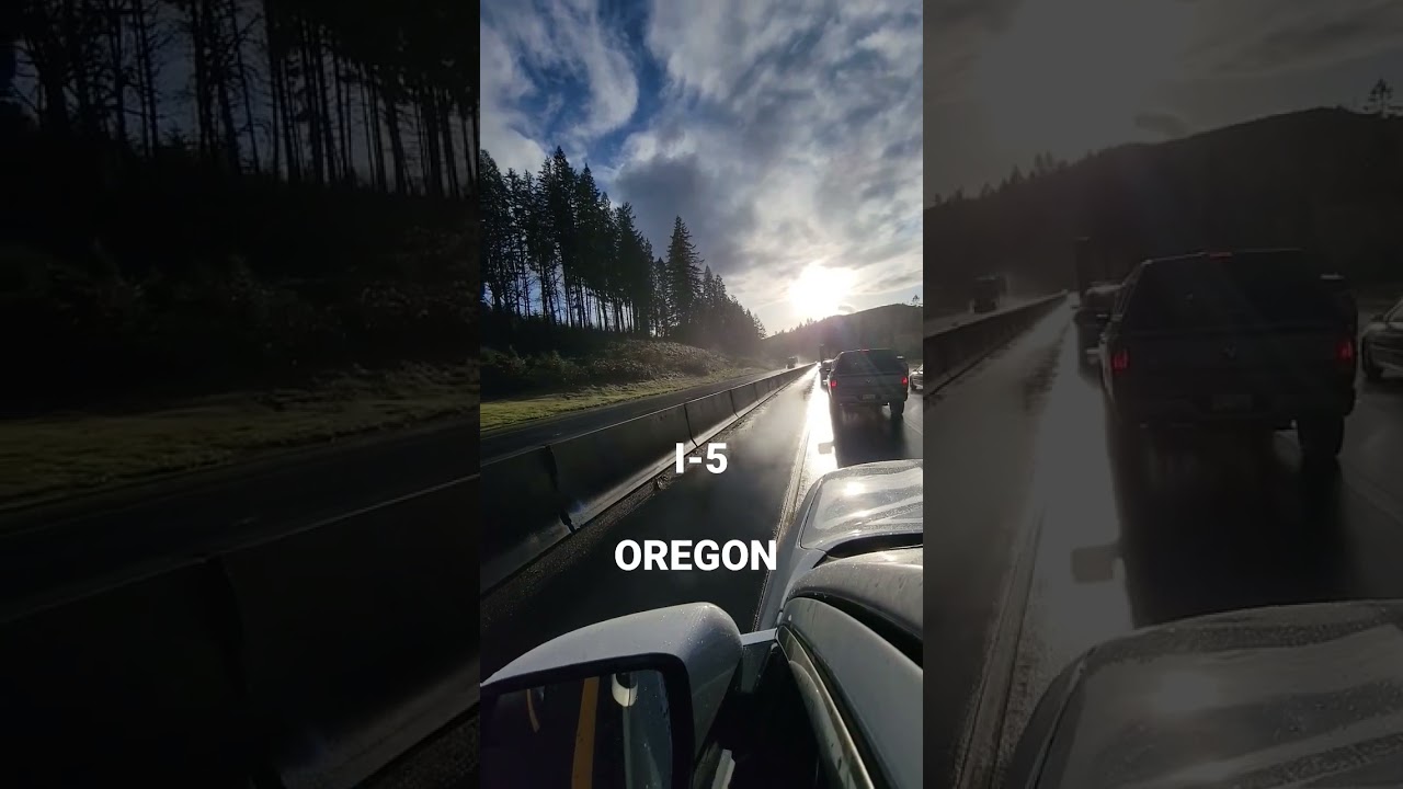 Sunset Traffic on I-5 