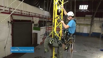Rescue from fall arrest lanyards. Access Techniques Ltd