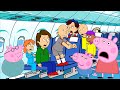 Classic Caillou Misbehaves On The Trip To Peppa Pig Theme Park Grounded 
