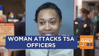 Woman attacks TSA officers over apple juice dispute