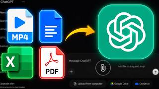 How to UPLOAD File to ChatGPT | Attach PDF, Docs & Images in ChatGPT