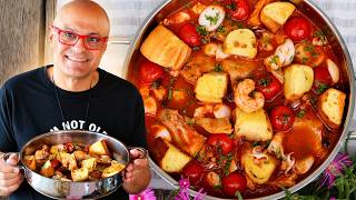 Zuppa Di Pesce Facile E Veloce Con Pane E Pomodoro Ricetta Di Pesce
