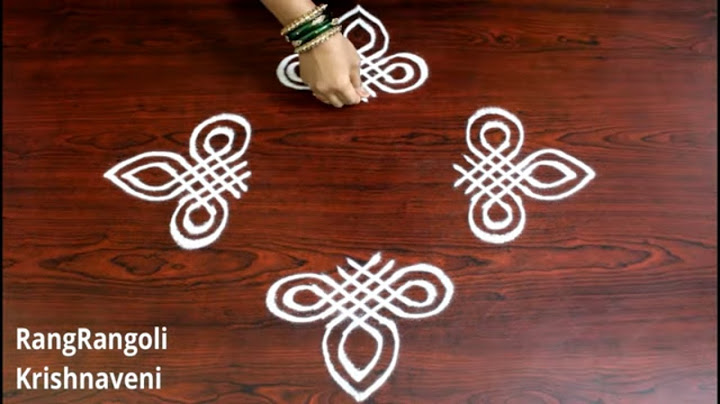 Dhanurmasam Muggulu with Borders | Sankranthi Muggulu | Pongal Kolam | RangRangoli Krishnaveni