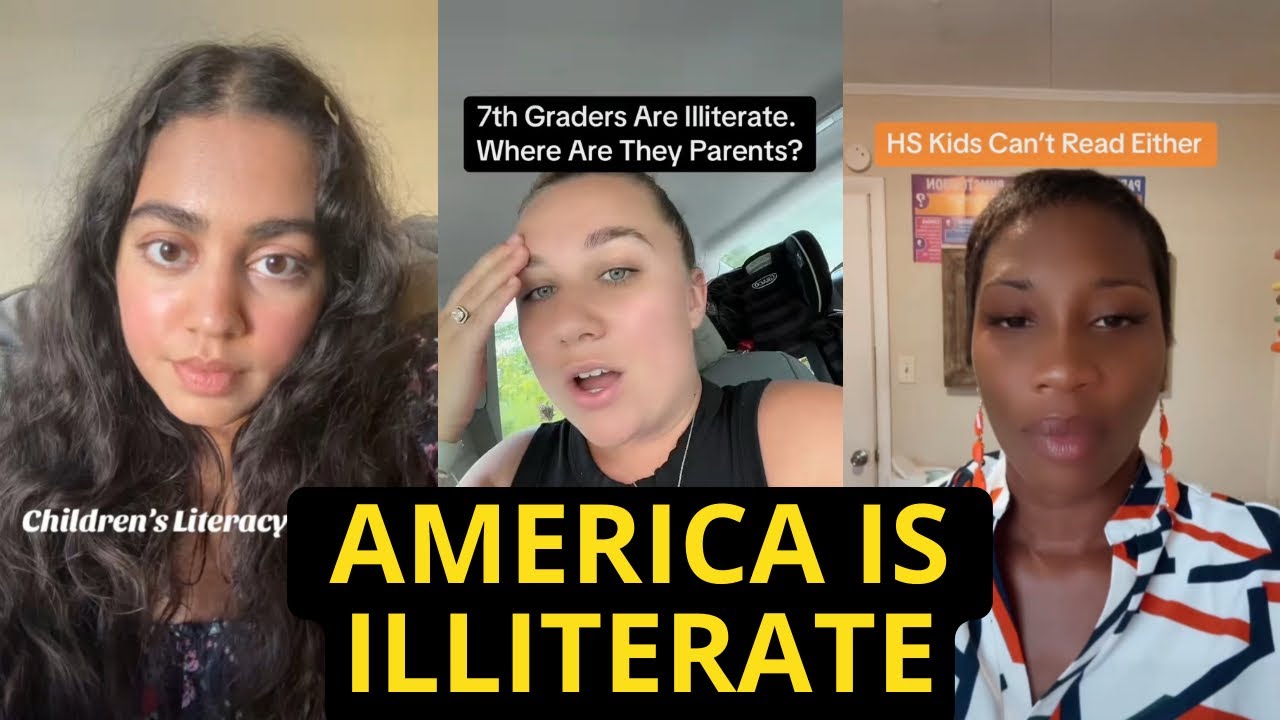 Эти дети не умеют читать | TikTok ругает Америку за неграмотность