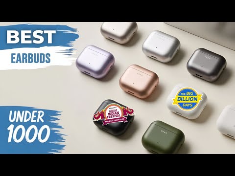 🎧 TOP 6 Best Earbuds Under 1000 in 2025 🔥 | Best TWS Under ₹1000 | Best Earbuds for Music \u0026 Calls 💯