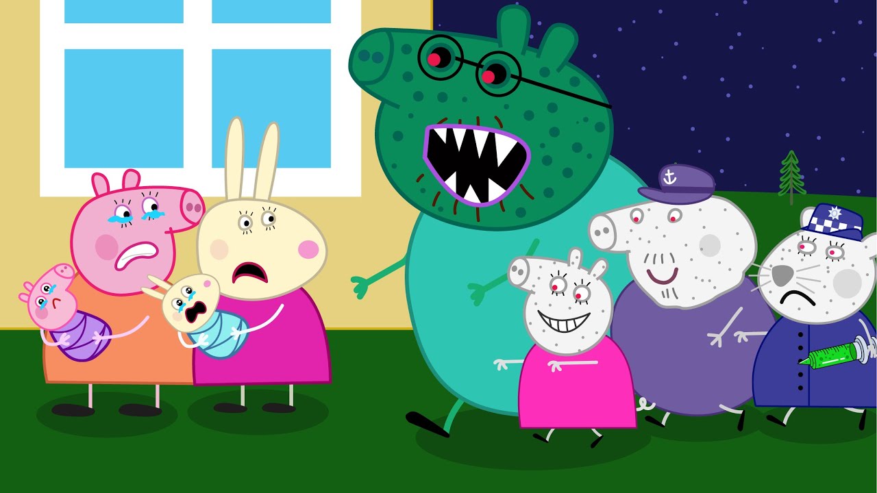 Please Help Mummy Pig!! Peppa Pig vs Zombies At The City! | Peppa Pig Funny Animation